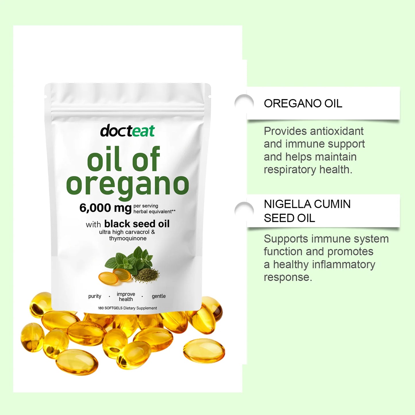 Oil Of Oregano Softgels
