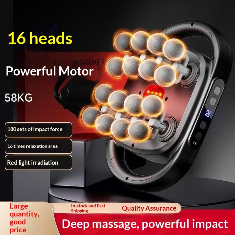 Professional 16-Head Cervical Lumbar And Back Muscle Relaxation Massager