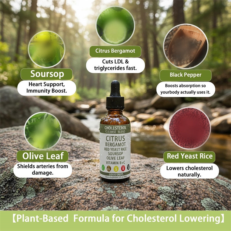 Red Yeast Rice Cholesterol Cleans Drops Body Care Serum
