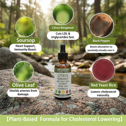 Red Yeast Rice Cholesterol Cleans Drops Body Care Serum