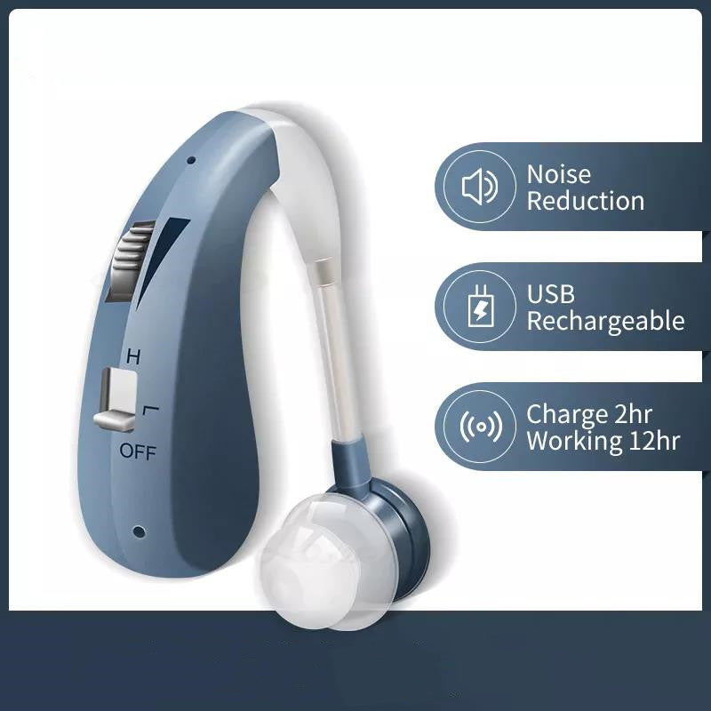 Hearing Aid USB Charging Elderly Voice Sound Collector Double Package