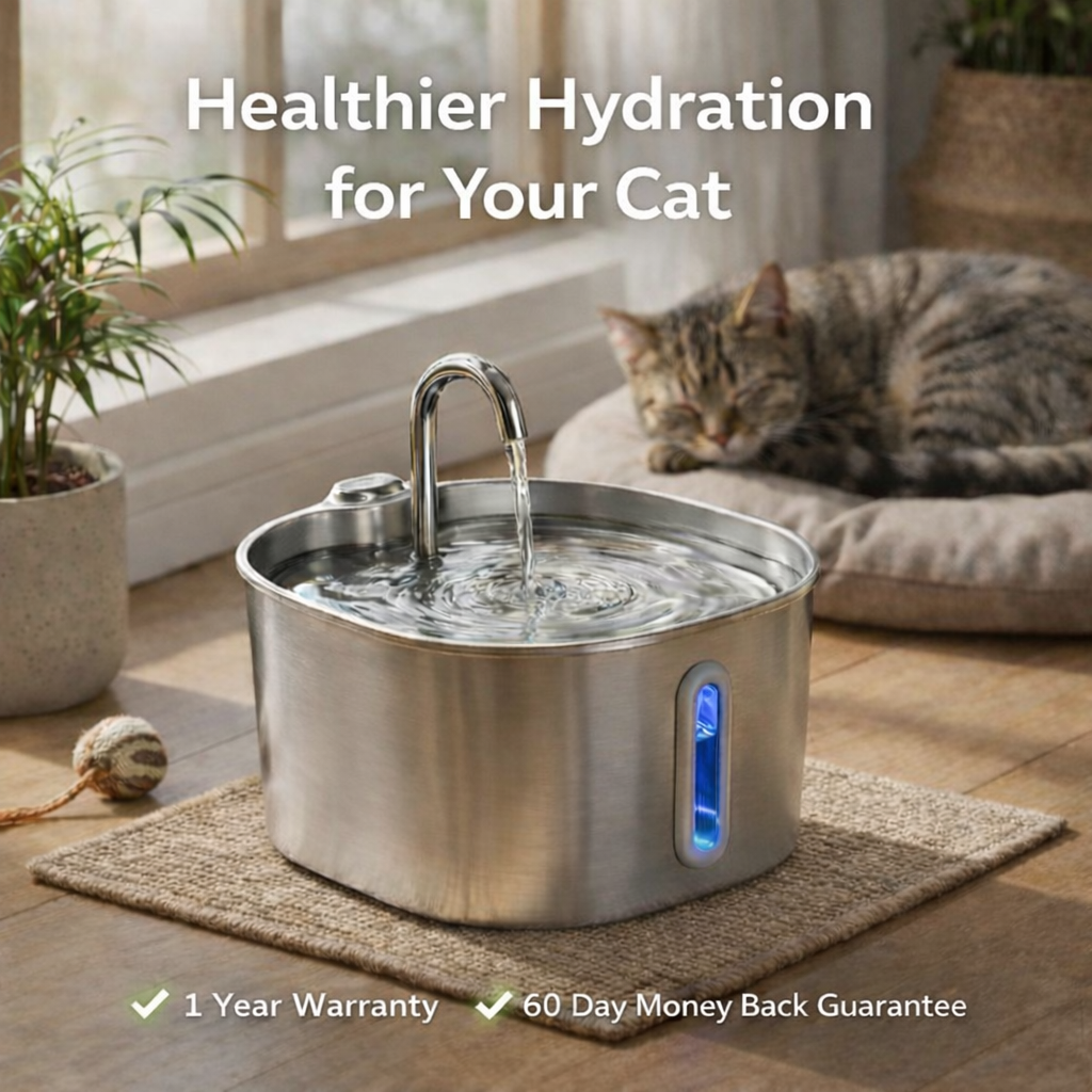 Pandora™ Stainless Steel Cat Fountain
