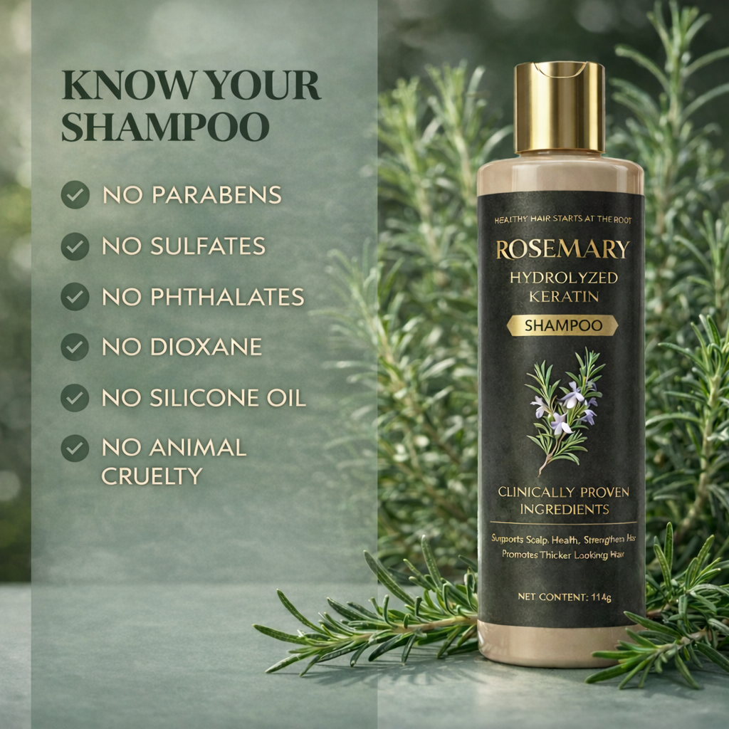 Rosemary Hydrolyzed Keratin Shampoo