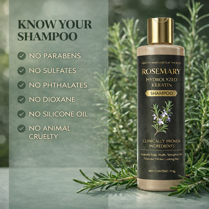 Rosemary Hydrolyzed Keratin Shampoo