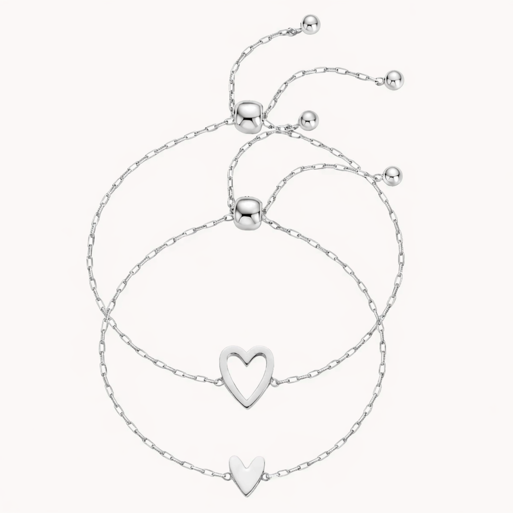 Matching Heart Bracelets