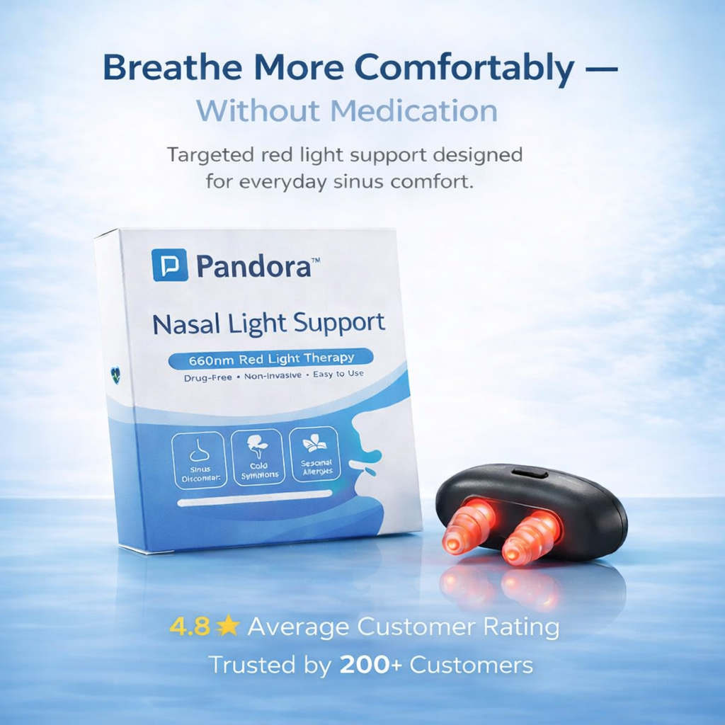 Pandora™ Red Light Sinus Relief Device