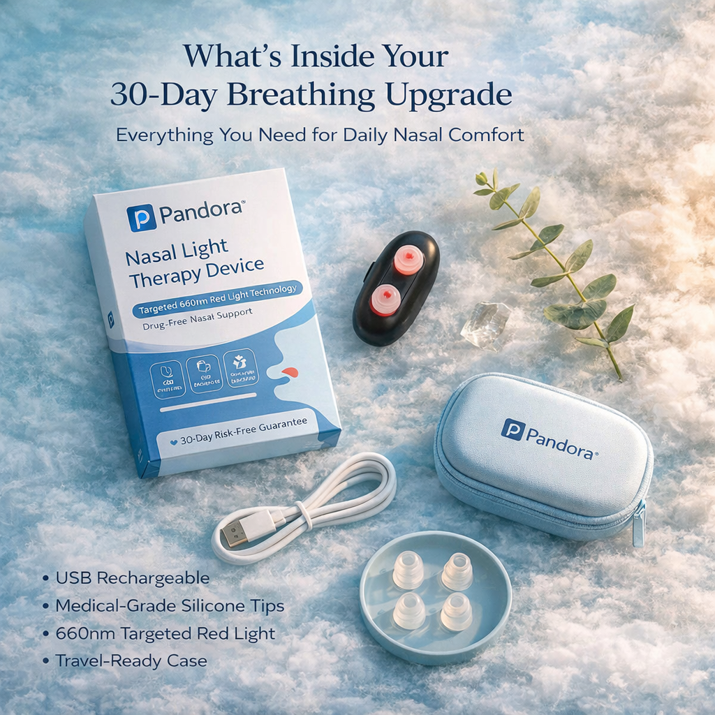 Pandora™ Red Light Sinus Relief Device