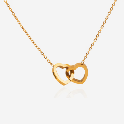 Rose Bear Engraved Necklace