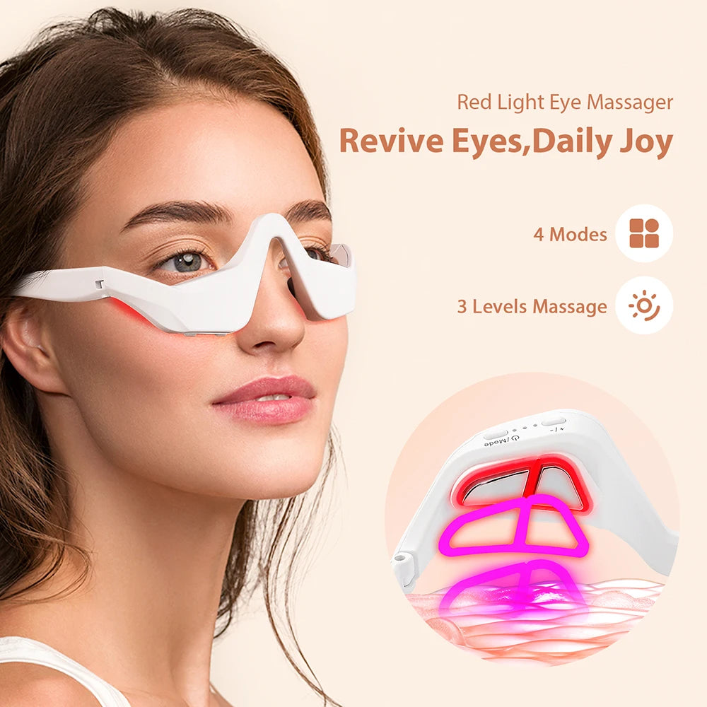 RevitalEyes Relax Massager Red Light Theraphy