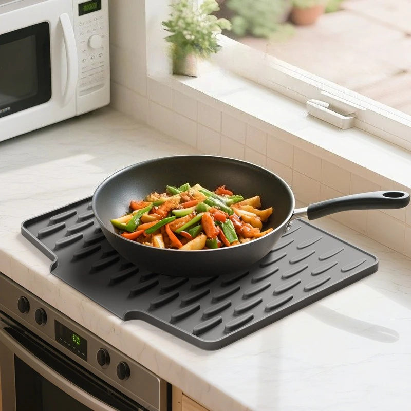 Sloped Silicone Draining Mat – Heat-Proof & Non-Slip