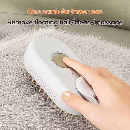 Pets Massage Steam Spray Brush Comb (Cats And Dogs)