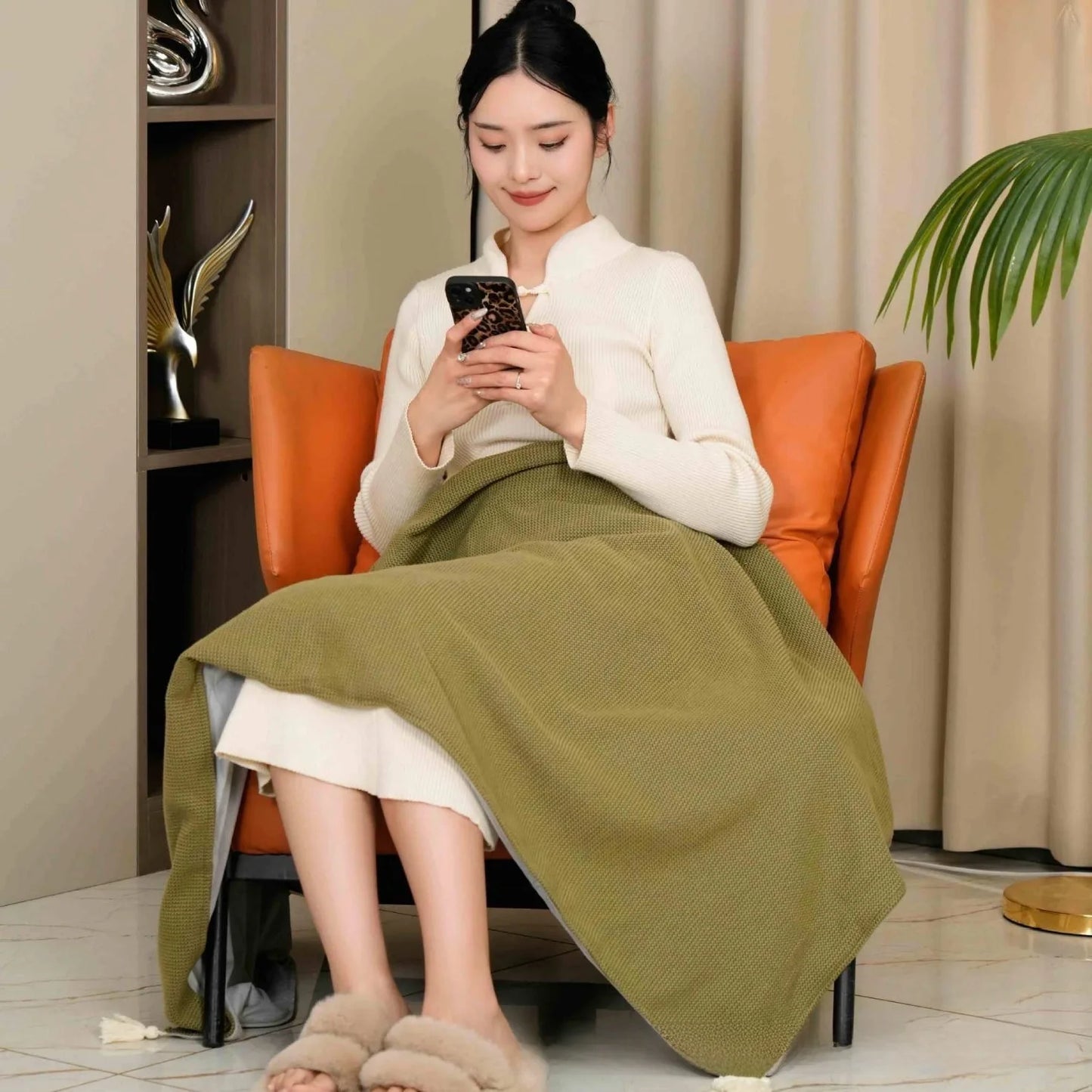 Portable Heat Shawl Blanket