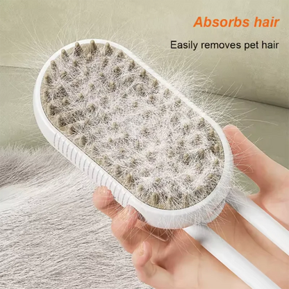 Pets Massage Steam Spray Brush Comb (Cats And Dogs)