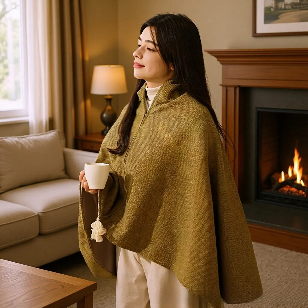 Portable Heat Shawl Blanket