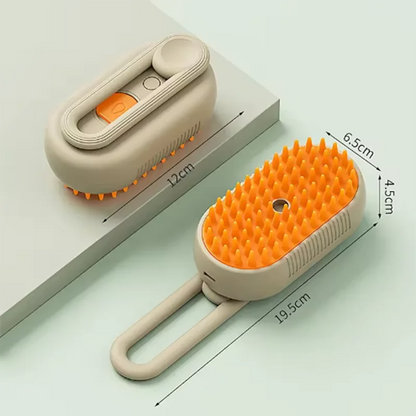 Pets Massage Steam Spray Brush Comb (Cats And Dogs)