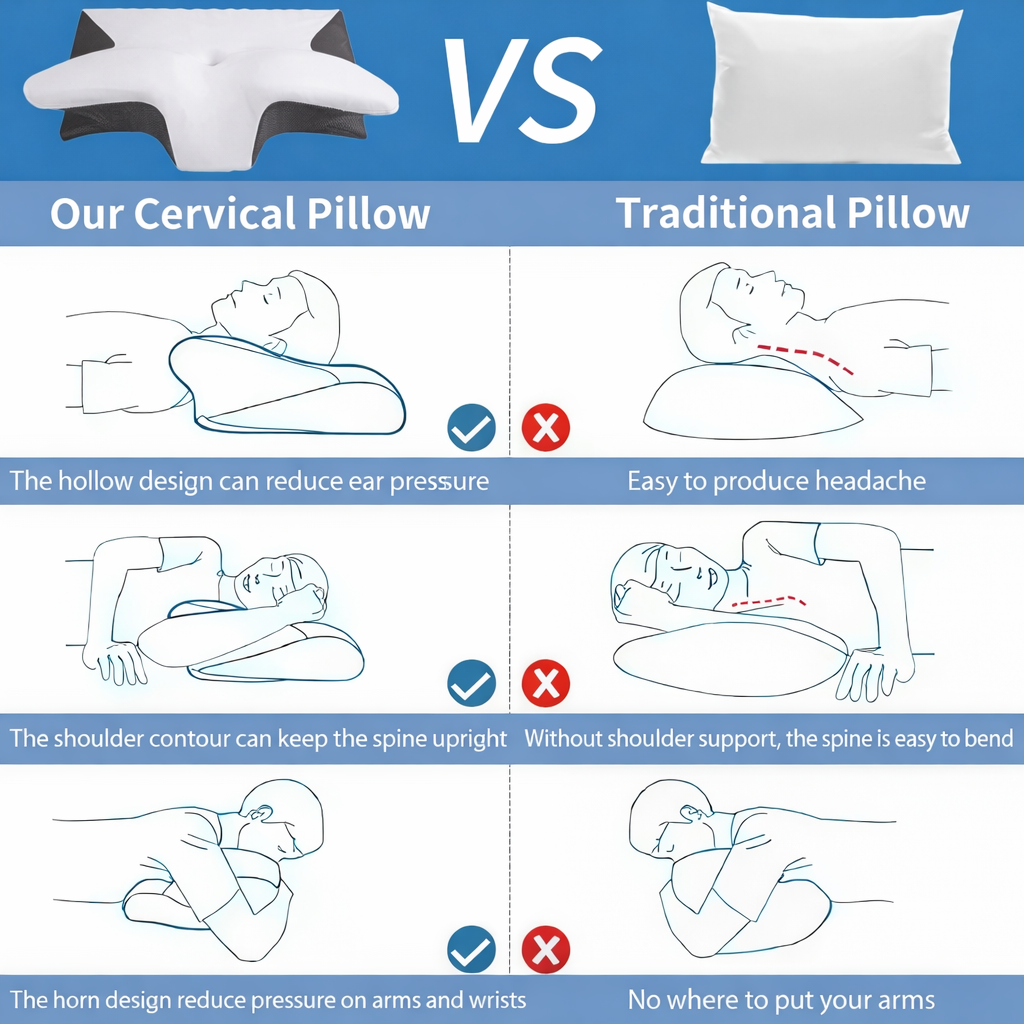 Memory Foam Neck Pillow