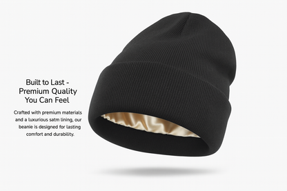 Winter Hat Silk Satin Lined Beanies