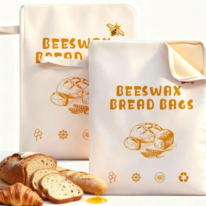 Cotton And Linen Bread Bag With Snap Closure And TPU Drawstring