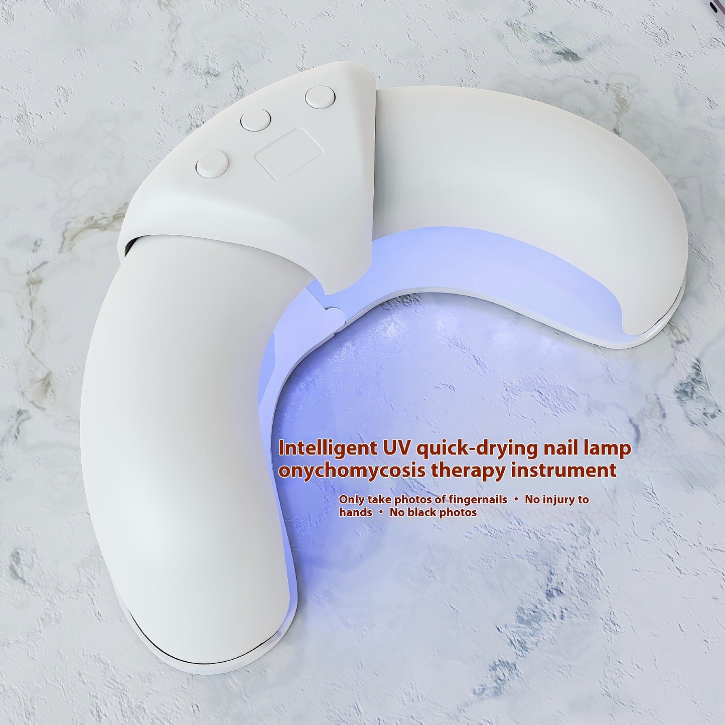 Intelligent Quick Drying Crescent Shaped Nail Lamp