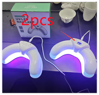 Intelligent Quick Drying Crescent Shaped Nail Lamp